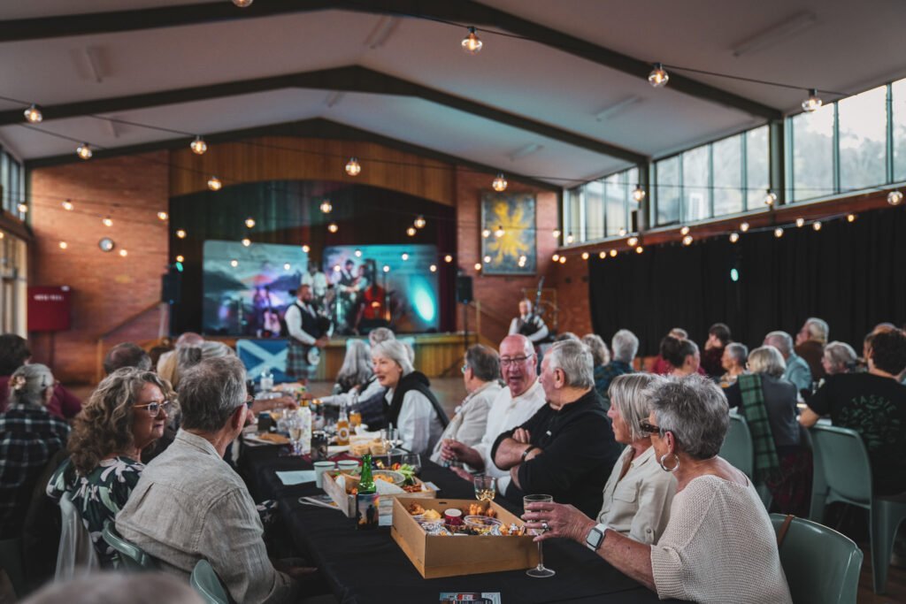 Settling in to Hogmanay Hootenanny 2025